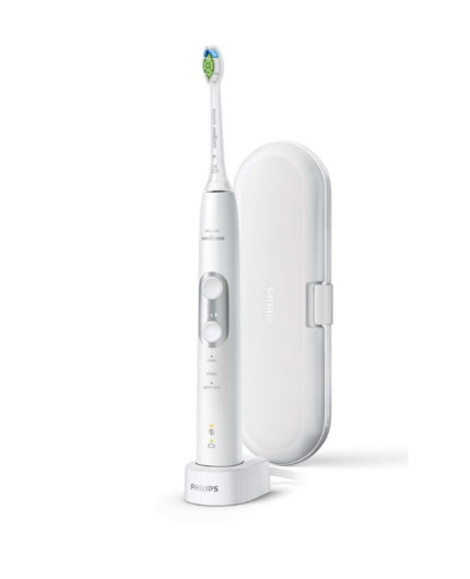 Smile Institute - Philips Sonicare ProtectiveClean 6100 Szónikus elektromos fogkefe utazótokkal (fehér)